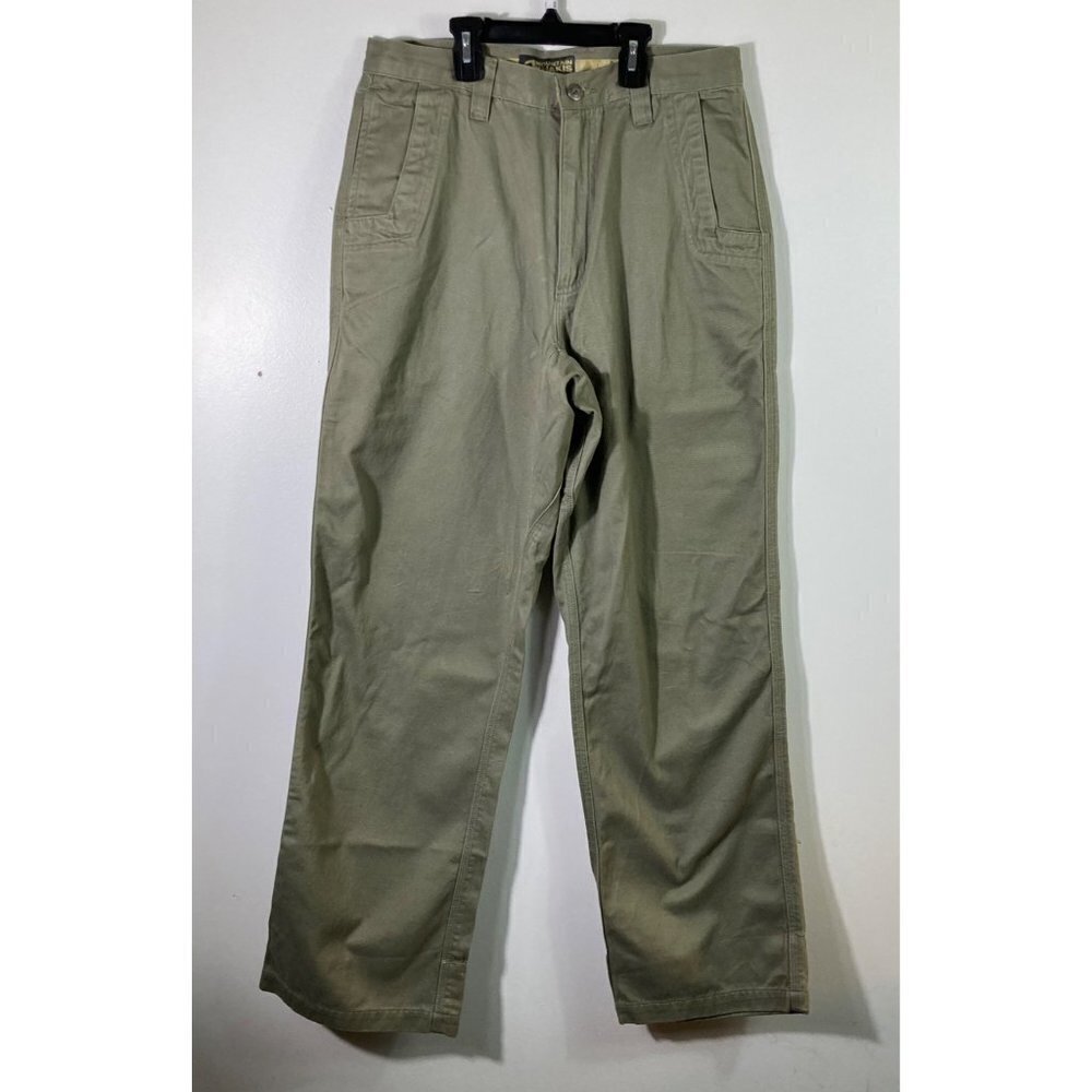 Mens Mountain Khakis Teton Twill Pants‎ Green 31 x 30 New